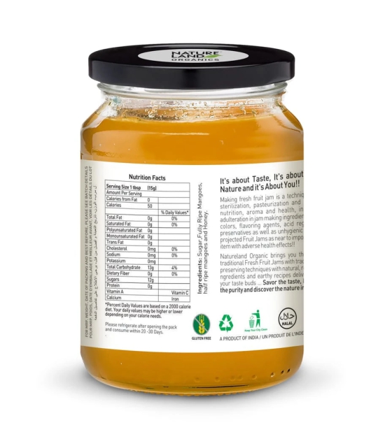 Natureland Organics Mango Jam 250 gm