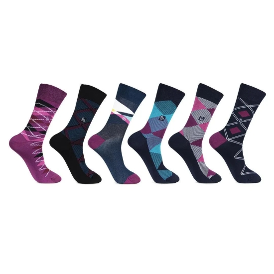 Men's Premium Designer Socks Gift Box - Pack Of 6