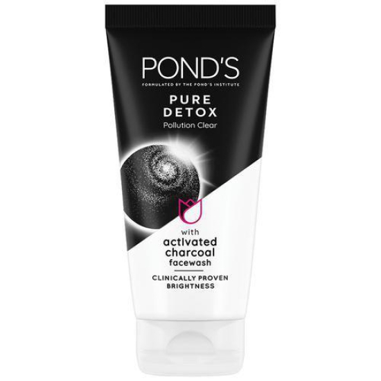 Pond's Pure Detox Anti-Pollution Purity Face Wash With Activated Charcoal|| 15 g