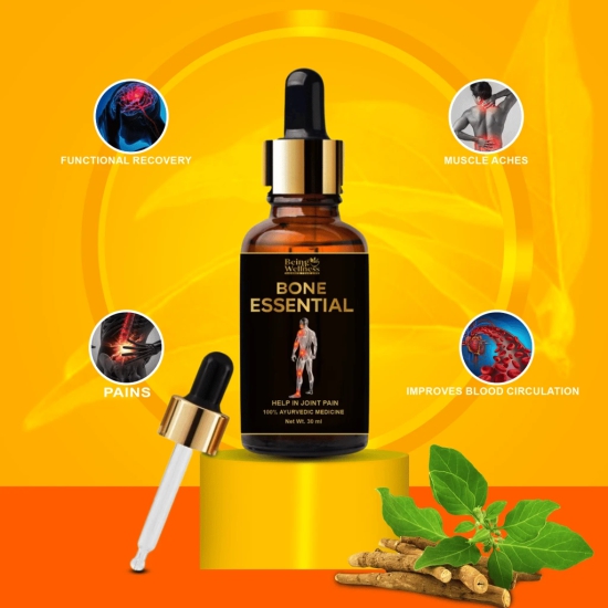 Being Wellness Bone Essential Oil for Joint Pain Relief - 100% Ayurvedic Medicine (30ml)