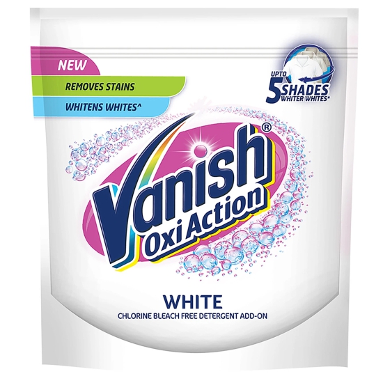 Vanish White Chlorine Bleach Free Detergent Powder, 400 gms