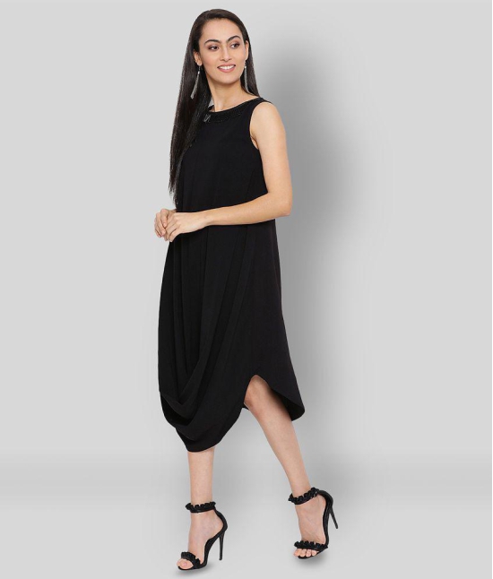 ALL WAYS YOU - Black Polyester Women's Fit & Flare Dress ( Pack of 1 ) - S