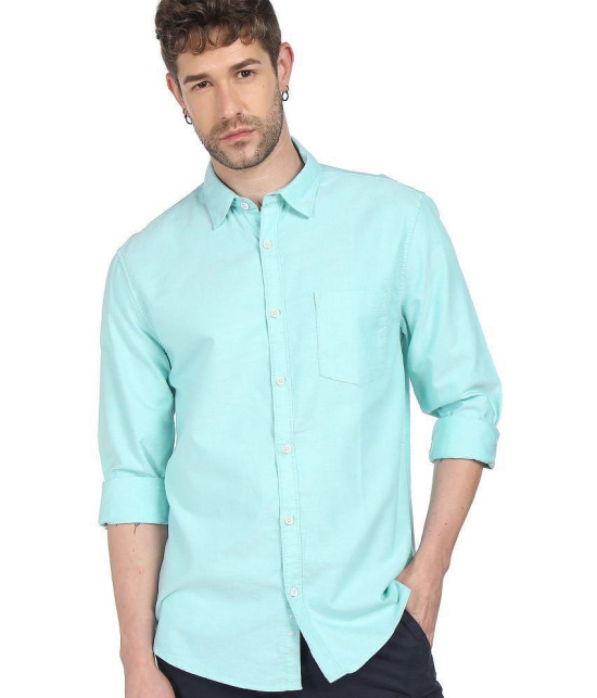 Ruggers - 100 Percent Cotton Regular Fit Blue Men's Casual Shirt ( Pack of 1 ) - None