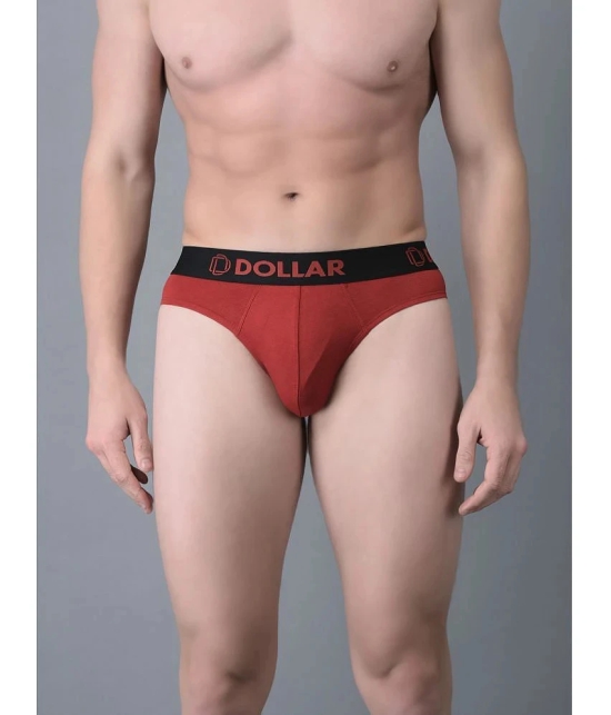 Dollar Bigboss Assorted Solid Cotton Blend Men Brief (Pack of 2) - None