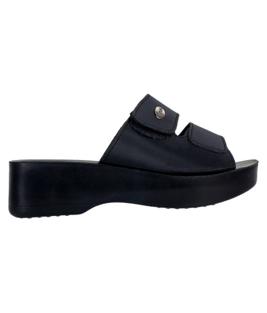 Inblu - Black Womens Slip On Heels - None