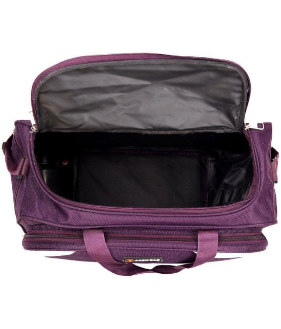 AXEN BAGS - Purple Polyester Duffle Trolley - Onesize