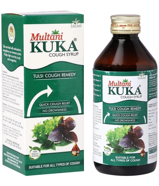 Multani Kuka Cough Syrup | Get Ayurvedic Relief from Throat Issue, All Types Of cough & Cold 200 Ml