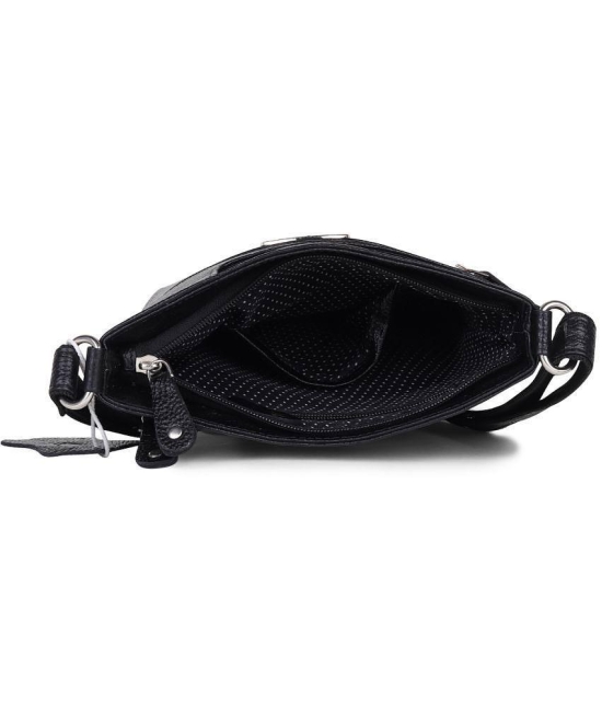 samtroh 10 Ltrs Black Sling Bag for Unisex