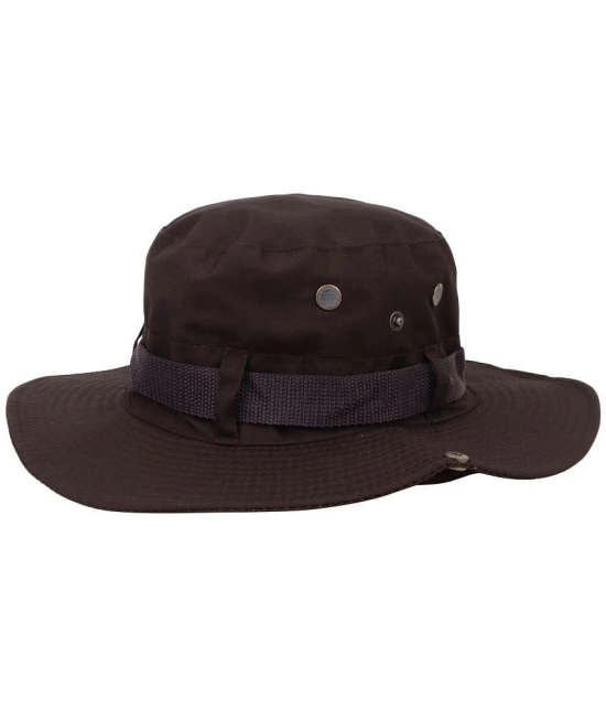 Zacharias Brown Cotton Mens Hat ( Pack of 1 ) - Brown