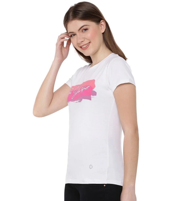 Dollar Missy Cotton White T-Shirts - Single - None