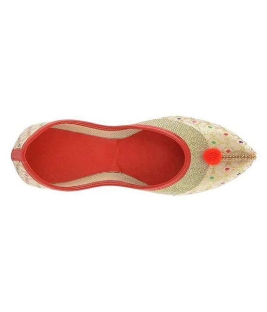 Raj Pink Ethnic Footwear - None