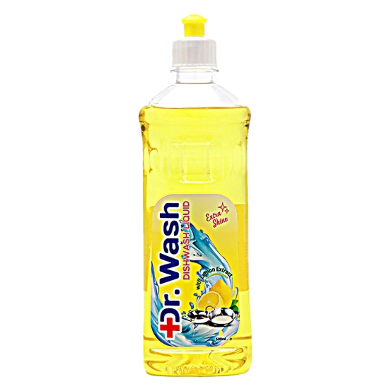 Dr Wash Dish Wash Gel Yellow 500ml