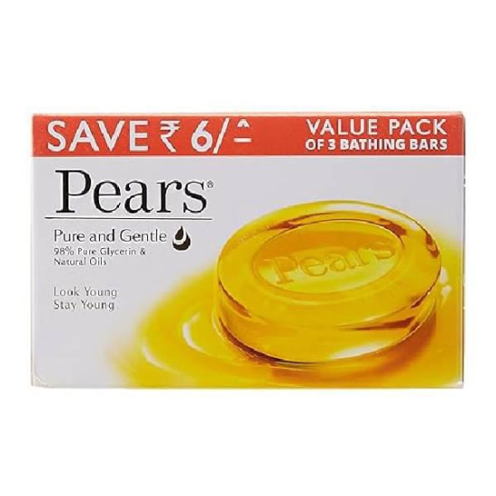 Pears Pure & Gentle Soap 3 X 125 Gms