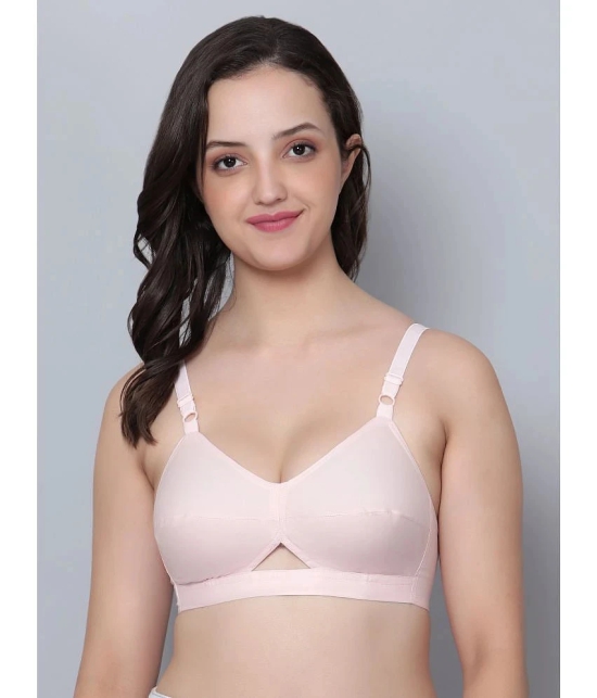 AIMLY Pink Cotton Non Padded Womens Everyday Bra ( Pack of 1 ) - None