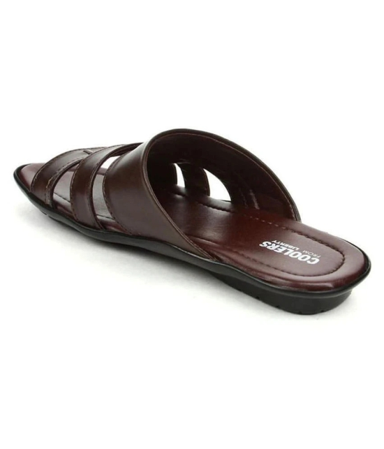 Coolers By Liberty Brown Flip Flops - None