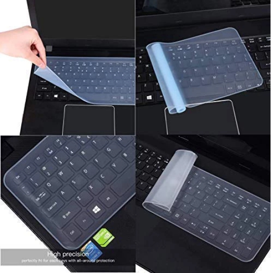 Lapster Quality Assured Universal Silicone 15.6 Keyboard Protector Skin - 1 Piece