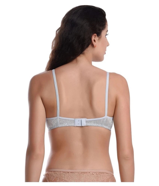 Madam Net/Mesh T-Shirt Bra - Grey Single - 36B