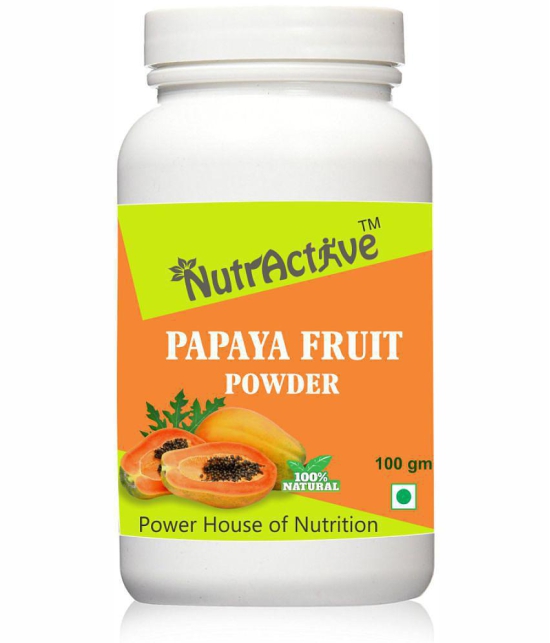 NutrActive Papaya Spray Dried Powder Fruit Juice 300 gm Pack of 3