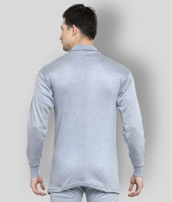 Uzarus Cotton Blend Mens Thermal Tops ( Blue ) - None