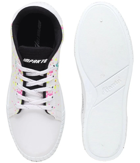 Impakto White Womens Sneakers - None