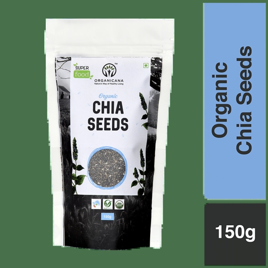 Organicana Organic Raw Chia Seeds, 150 Gms