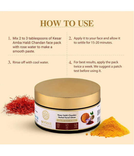 Ancient Ayurveda - Radiant Glow Face Pack For All Skin Type ( Pack of 1 )