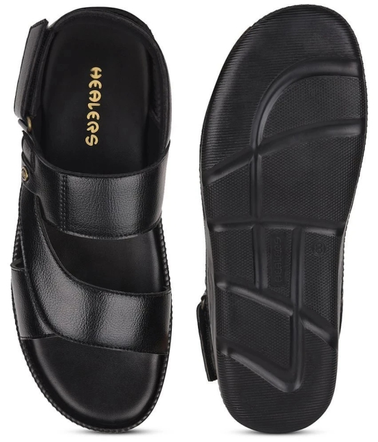 Liberty - Black Mens Sandals - None