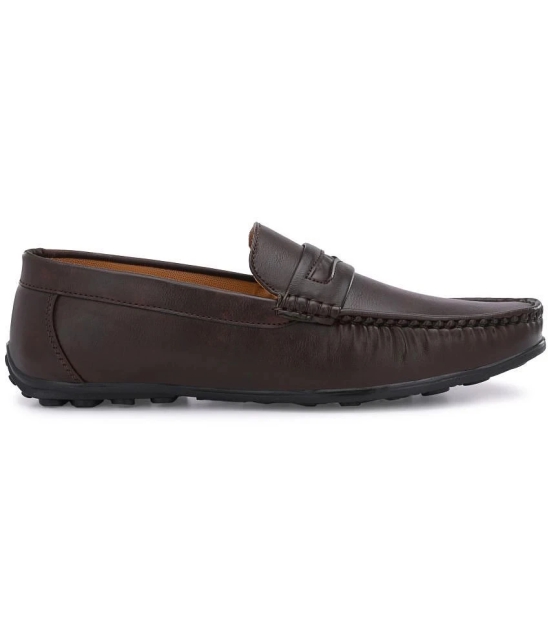 Leeport - Brown Mens Slip on - 10