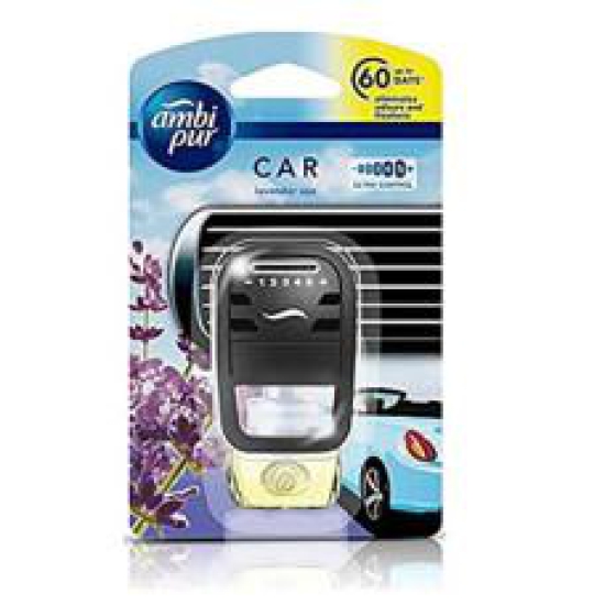 Ambi Pur Car Air Freshner Refill Lavender Spa 7.5Ml