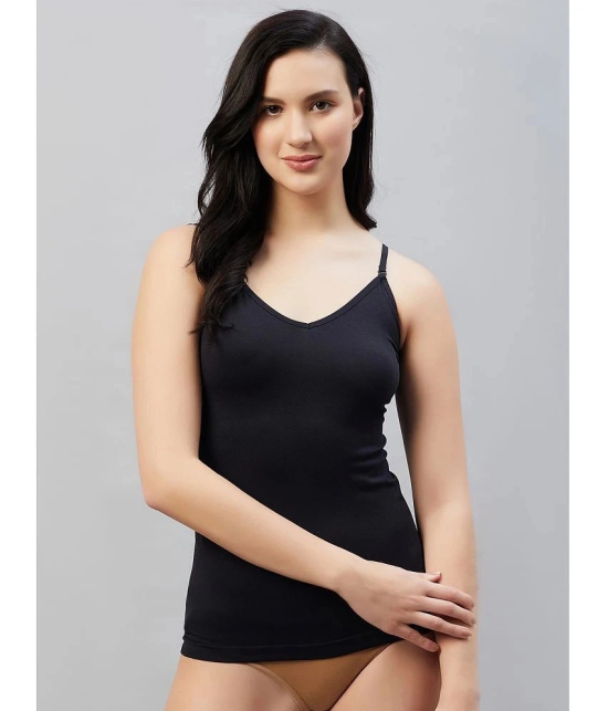 C9 Airwear Cotton Blended Camisoles - Black Single - None