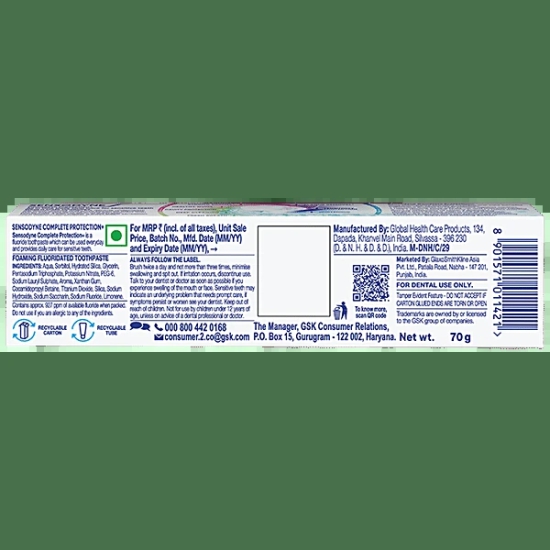 Sensodyne Complete Protection, 70 Gm