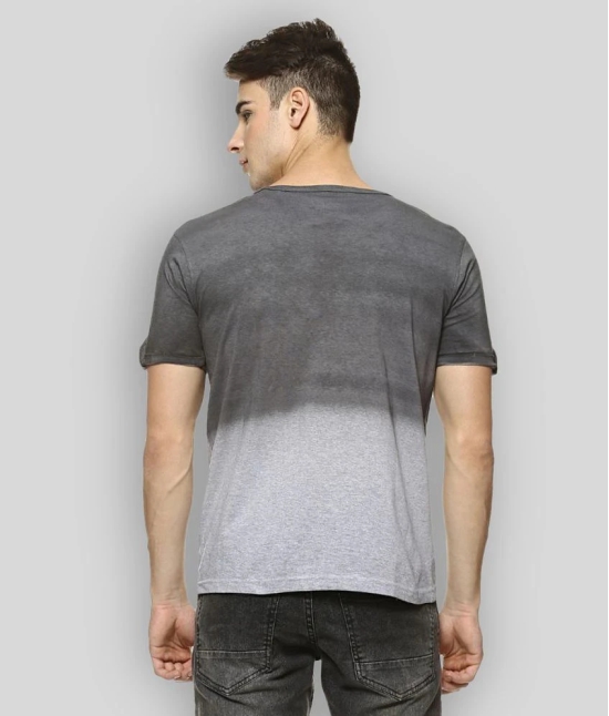 Campus Sutra - Grey Cotton Regular Fit  Mens T-Shirt ( Pack of 1 ) - None