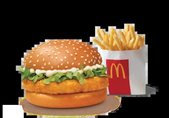 McChicken Burger + Fries (R)