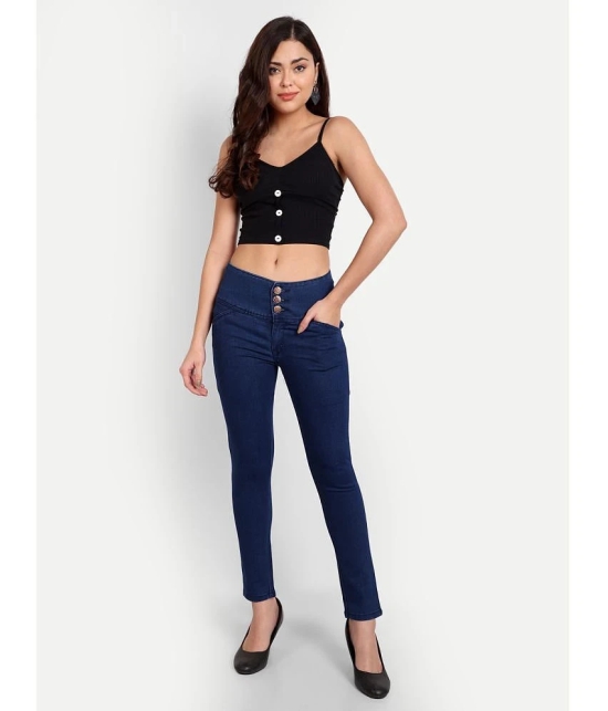 AngelFab - Blue Denim Skinny Fit Womens Jeans ( Pack of 1 ) - None