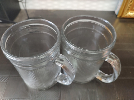 G 99 MART Crystal Clear Glass Juice Mug for Drinking  Cold Drinks, Beverages