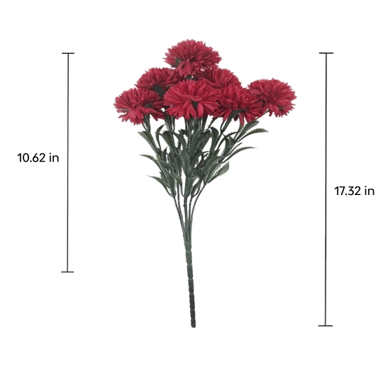 Artificial Carnations Flowers Pink