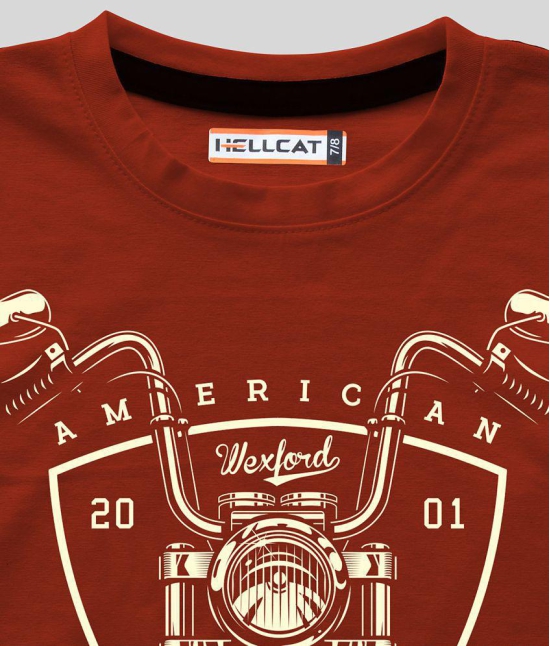 HELLCAT - Brown Cotton Blend Boy's T-Shirt ( Pack of 3 ) - None