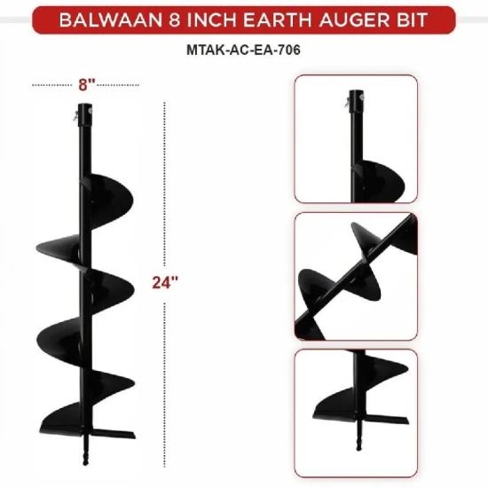 Balwaan Earth Auger Bit 8 Inch-Title