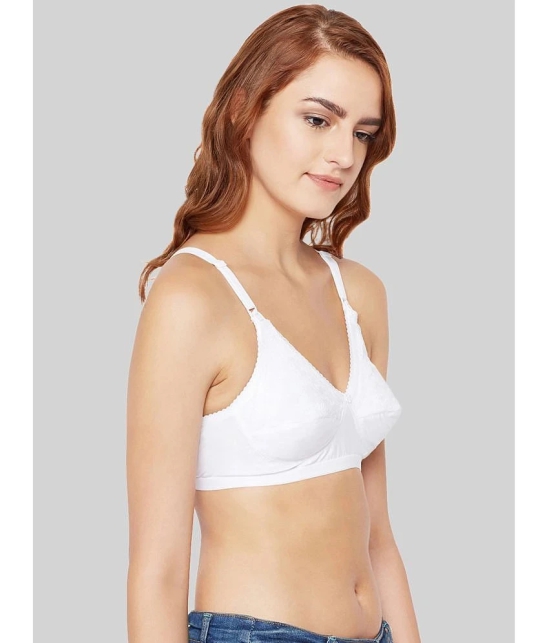 Bodycare White Cotton Non Padded Womens Everyday Bra ( Pack of 1 ) - None