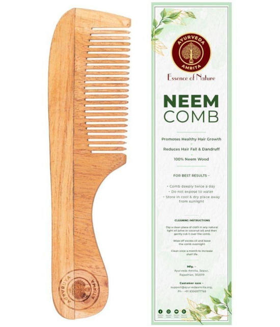 Ayurveda Amrita - Wide Tooth Comb For All Hair Types ( Pack of 1 )