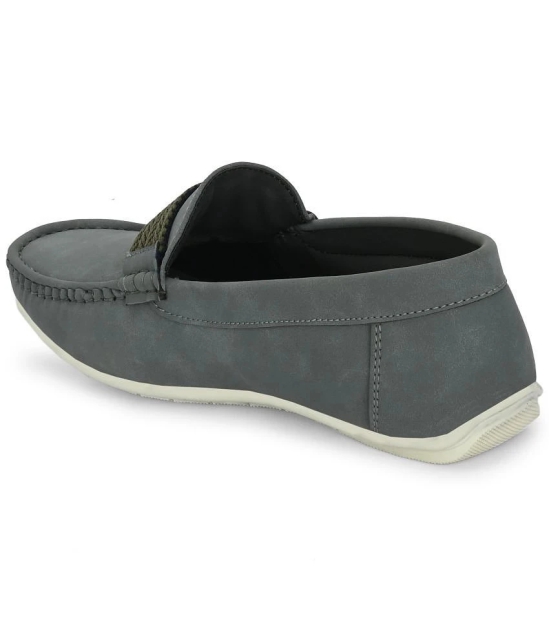 Leeport Gray Mens Slip on - 8