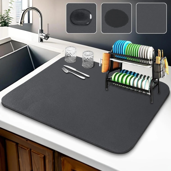 Washable Kitchen Dish Drying Mat-Pack of 1 @899?