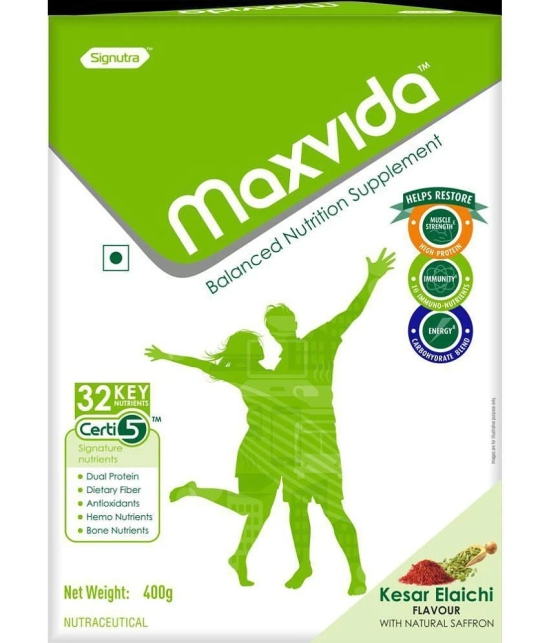 MAXVIDA Balanced Nutrition (Kesar Elaichi) Nutrition Drink 400 g