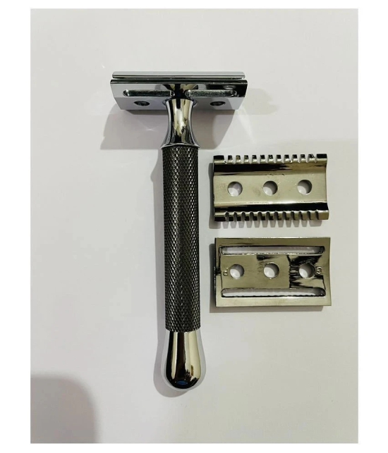 Romer-7 303 De Premium Adjustable Safety Razor+3 Base Plate+SS Blade Manual Razor 1 Blade 1