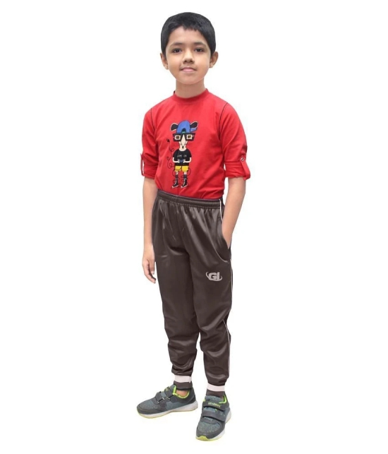 Goodluck Nylon Rib Boys Regular Fit Trackpants - None