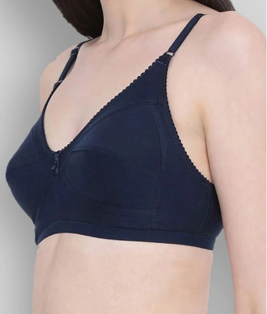 Clovia Cotton Everyday Bra - Blue Single - 34B