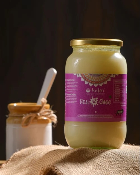 Katori Hand Churned Bilona Deshi Ghee  (1L)