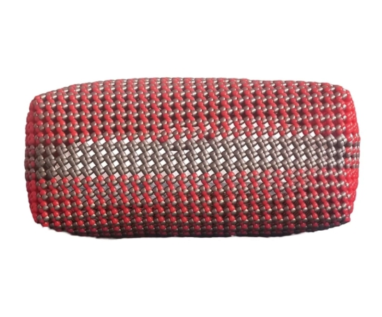 Sonchiraiya Wire Bag Red and Silvar Color