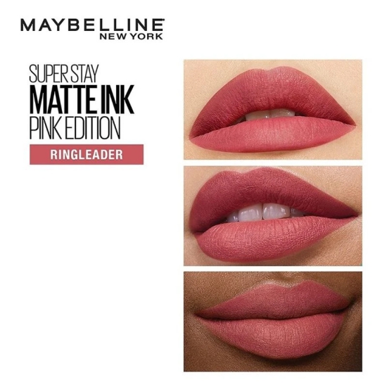 Maybelline New York Super Stay Matte Ink Liquid Lipstick - 175 Ringleader-5ml