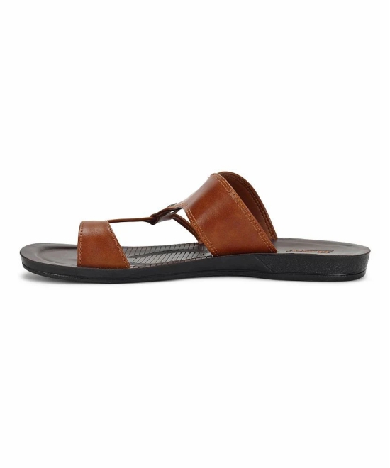 Paragon Tan Mens Leather Slipper - None